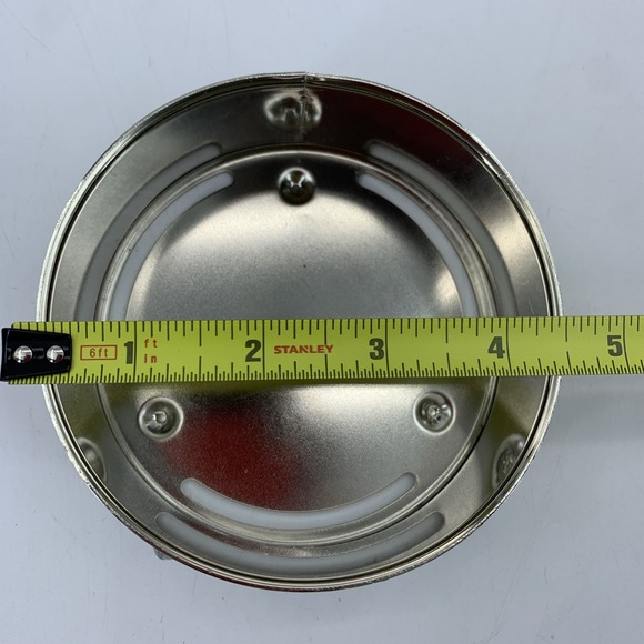 Discontinued Bath & Body Works Candle Holder Money Shiny Jeweled 3 Wick Silver - Picture 7 of 9